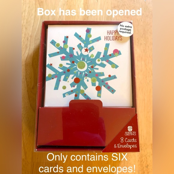 ⭐️BOGO // 6-pack Snowflake Holiday Cards (for anyone) - Picture 4 of 10